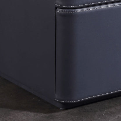 Traditional French Classic 2 Drawers Nightstand - Rounded Corners Bedside Table For Bedroom