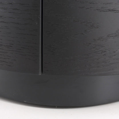 Traditional Vintage Oval Soft-Curve Bedside Table - Sintered Stone 2 Drawers Nightstand For Bedroom