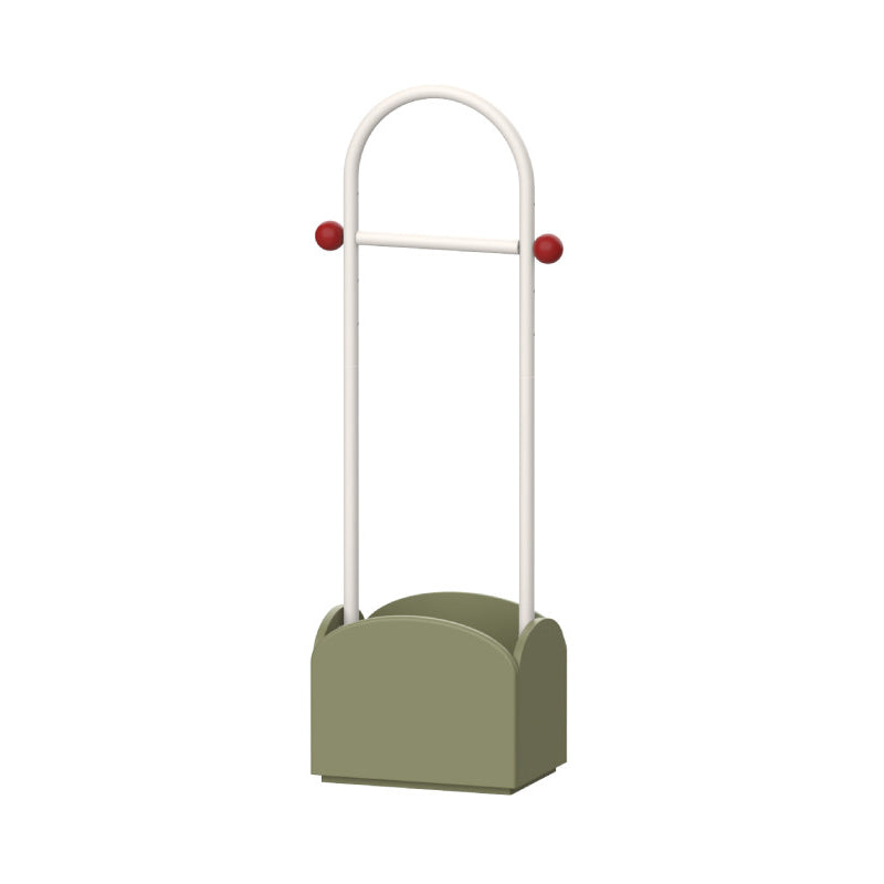 Space-Saving Kids Wardrobe Stand - Adjustable Carbon Steel Frame & Beech Wood Base Hall Tree For Entryway & Hallway