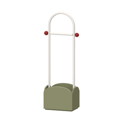Space-Saving Kids Wardrobe Stand - Adjustable Carbon Steel Frame & Beech Wood Base Hall Tree For Entryway & Hallway