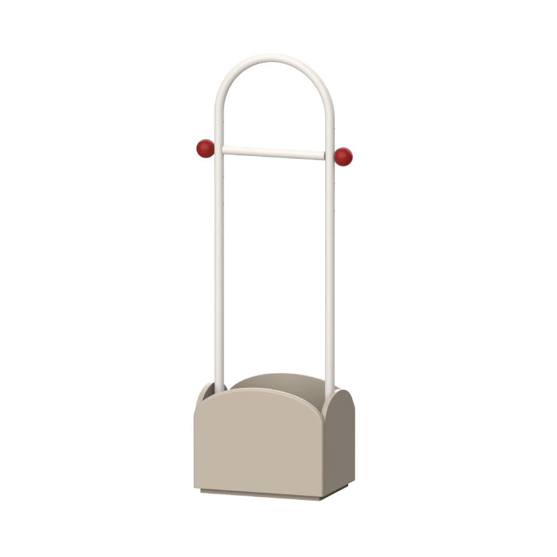 Space-Saving Kids Wardrobe Stand - Adjustable Carbon Steel Frame & Beech Wood Base Hall Tree For Entryway & Hallway
