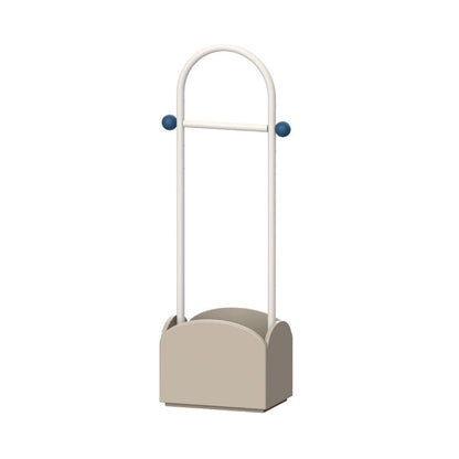 Space-Saving Kids Wardrobe Stand - Adjustable Carbon Steel Frame & Beech Wood Base Hall Tree For Entryway & Hallway