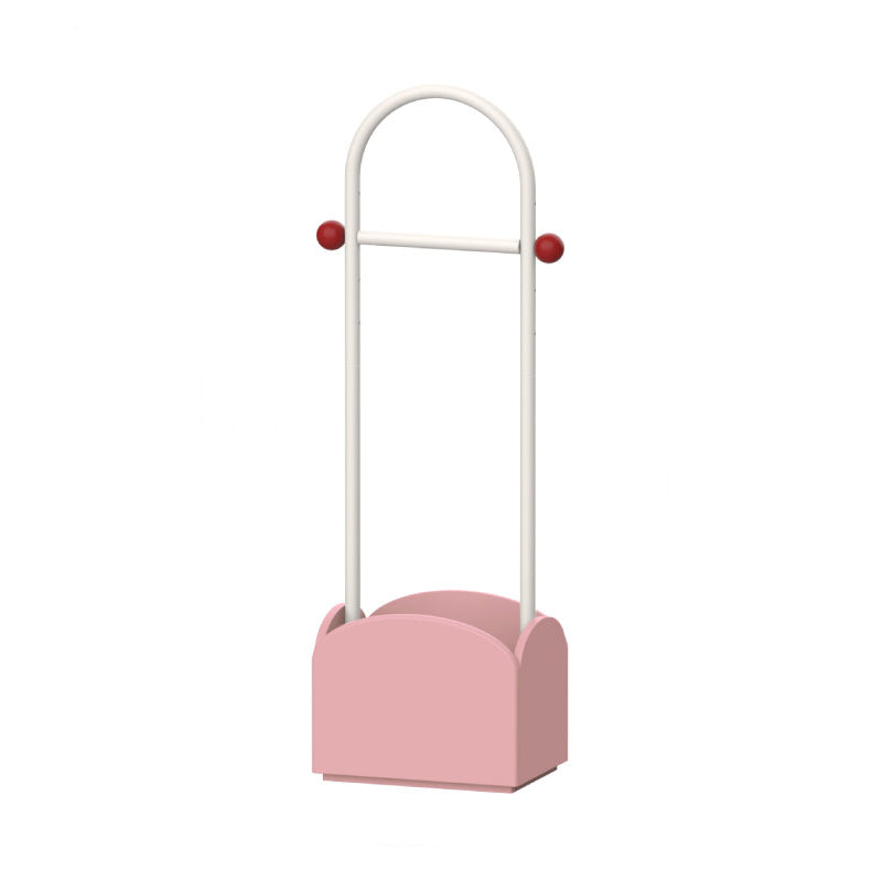 Space-Saving Kids Wardrobe Stand - Adjustable Carbon Steel Frame & Beech Wood Base Hall Tree For Entryway & Hallway