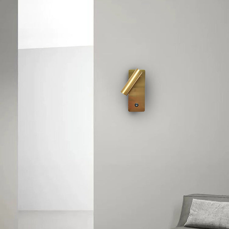 Rotatable Rectangular Durable Aluminum LED Wall Light - Industrial Wall Mounted LED Lamp With Switch For Living Room