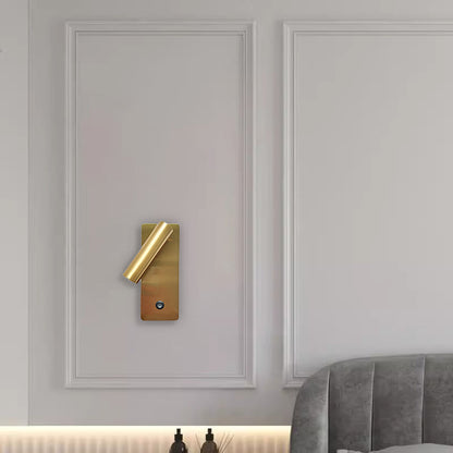 Rotatable Rectangular Durable Aluminum LED Wall Light - Industrial Wall Mounted LED Lamp With Switch For Living Room