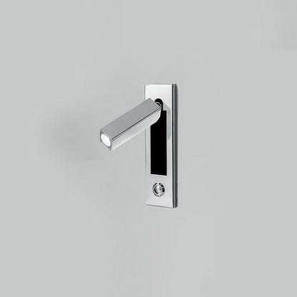 Geometric Recessed Adjustable Aluminum LED Wall Lamp - Minimalist Wall Light With Multi-Angle Spotlight For Bedroom