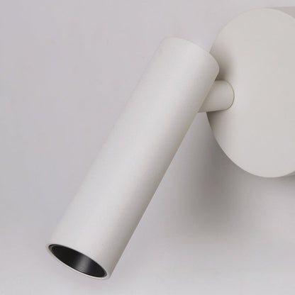 Modern Minimalist Aluminum Round Cylinder LED Wall Sconce Lamp for Living Room