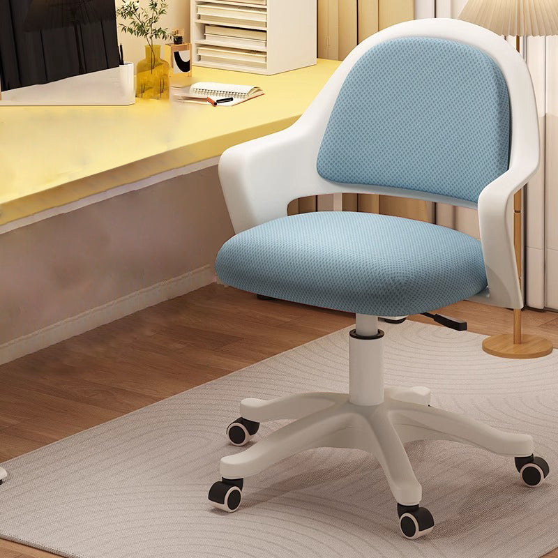 Modern Minimalist Rectangular Nylon Steel Soft PU Latex Mesh Fabric Desk Chair Backrest Armrest For Home Office