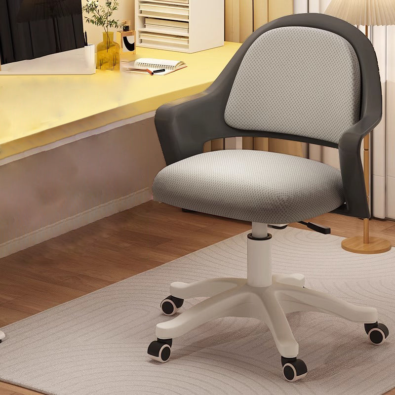 Modern Minimalist Rectangular Nylon Steel Soft PU Latex Mesh Fabric Desk Chair Backrest Armrest For Home Office