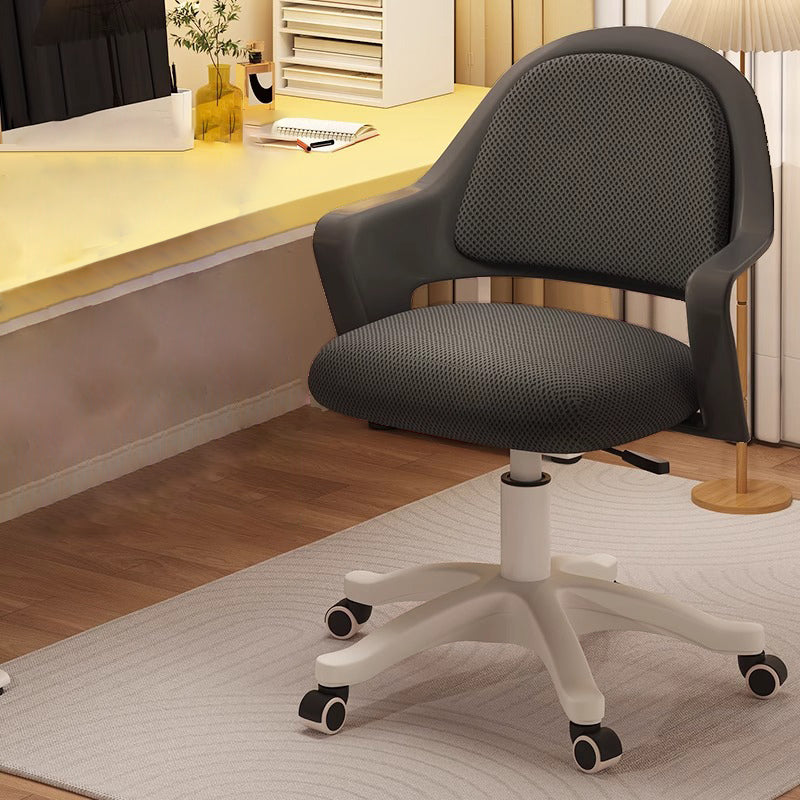 Modern Minimalist Rectangular Nylon Steel Soft PU Latex Mesh Fabric Desk Chair Backrest Armrest For Home Office