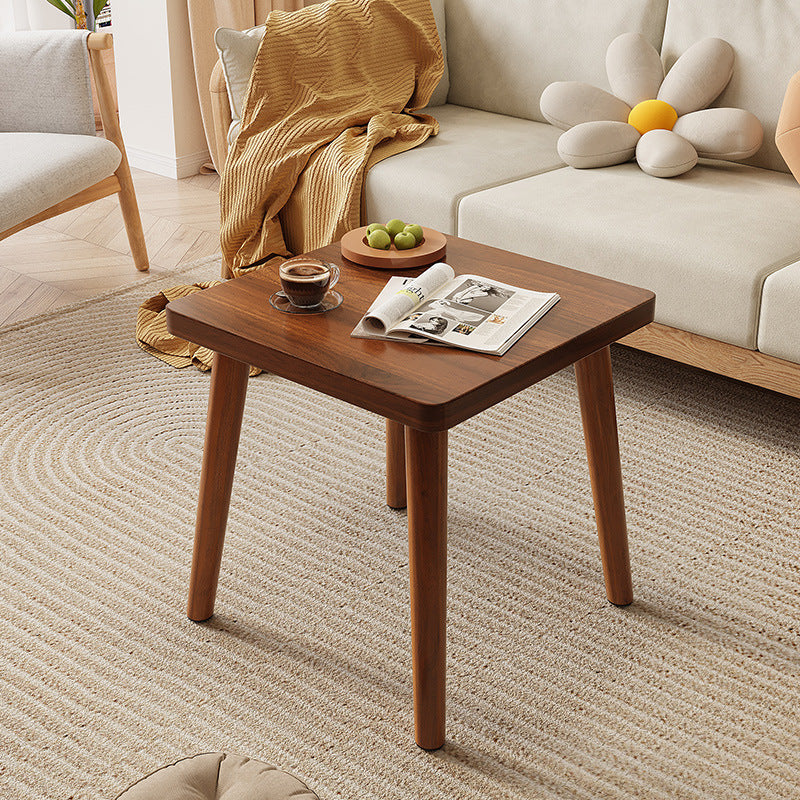 Modern Minimalist Square Particle Board Side Table 1-Tier For Living Room