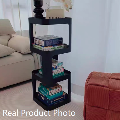 Contemporary Scandinavian Iron Square Bookshelves 3/4/5-Tier Standing Shelves For Home Office