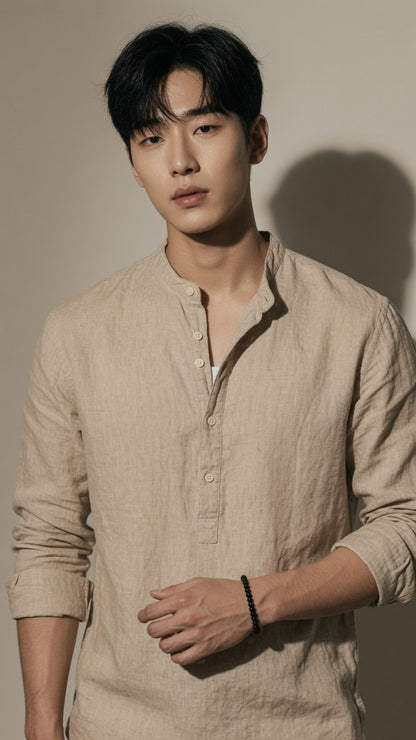 The Linen Henley