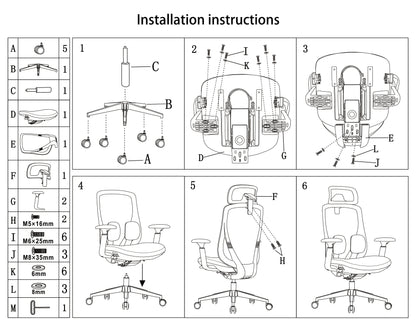 Modern Minimalist Ergonomic High-Back Office Chair - Adjustable Headrest & Lumbar Support Breathable Mesh Desk Chair For Home Office