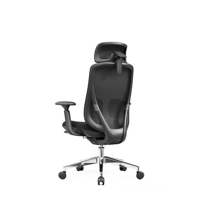 Modern Minimalist Ergonomic High-Back Office Chair - Adjustable Headrest & Lumbar Support Breathable Mesh Desk Chair For Home Office