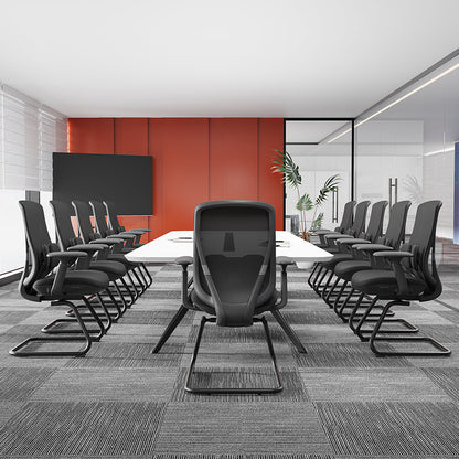Saddle-Base Office Chair - 4D Adjustable Armrests & Adaptive Lumbar Support Mesh Conference Desk Chair For Home Office