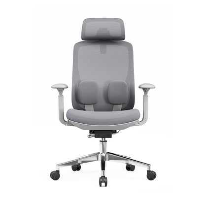 Modern Ergonomic High-Back Executive Chair - 4D Tri-Joint Headrest & Adaptive Lumbar Support Mesh Office Chair For Home Office