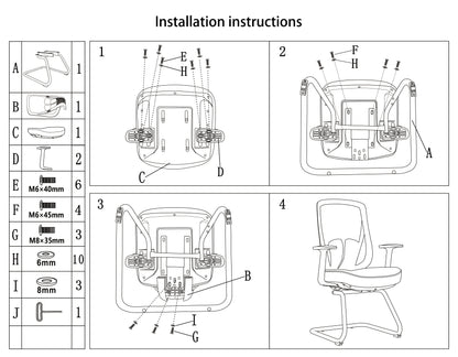 Modern Minimalist Mesh Bow Office Chair - Ergonomic Lumbar Support High-Resilience Sponge Cushion Desk Chair For Home Office