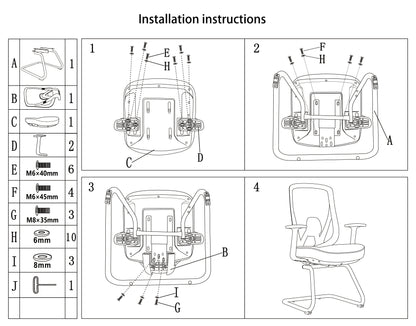 Sleek Minimalist Bow Reception Chair - Breathable Mesh Pressure-Relief Cushion High-Resilience Sponge Desk Chair For Home Office