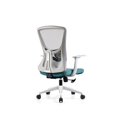 Modern Minimalist Mid-Back Mesh Office Chair - Ergonomic Lumbar Support Breathable Backrest Desk Chair For Home Office