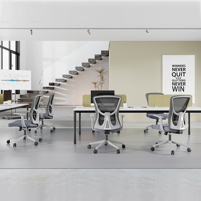 Minimalist Reinforced Mesh Desk Chair - Durable PP Base & Breathable Backrest Cost-Effective Seating Office Chair For Home Office
