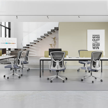 Minimalist Reinforced Mesh Desk Chair - Durable PP Base & Breathable Backrest Cost-Effective Seating Office Chair For Home Office
