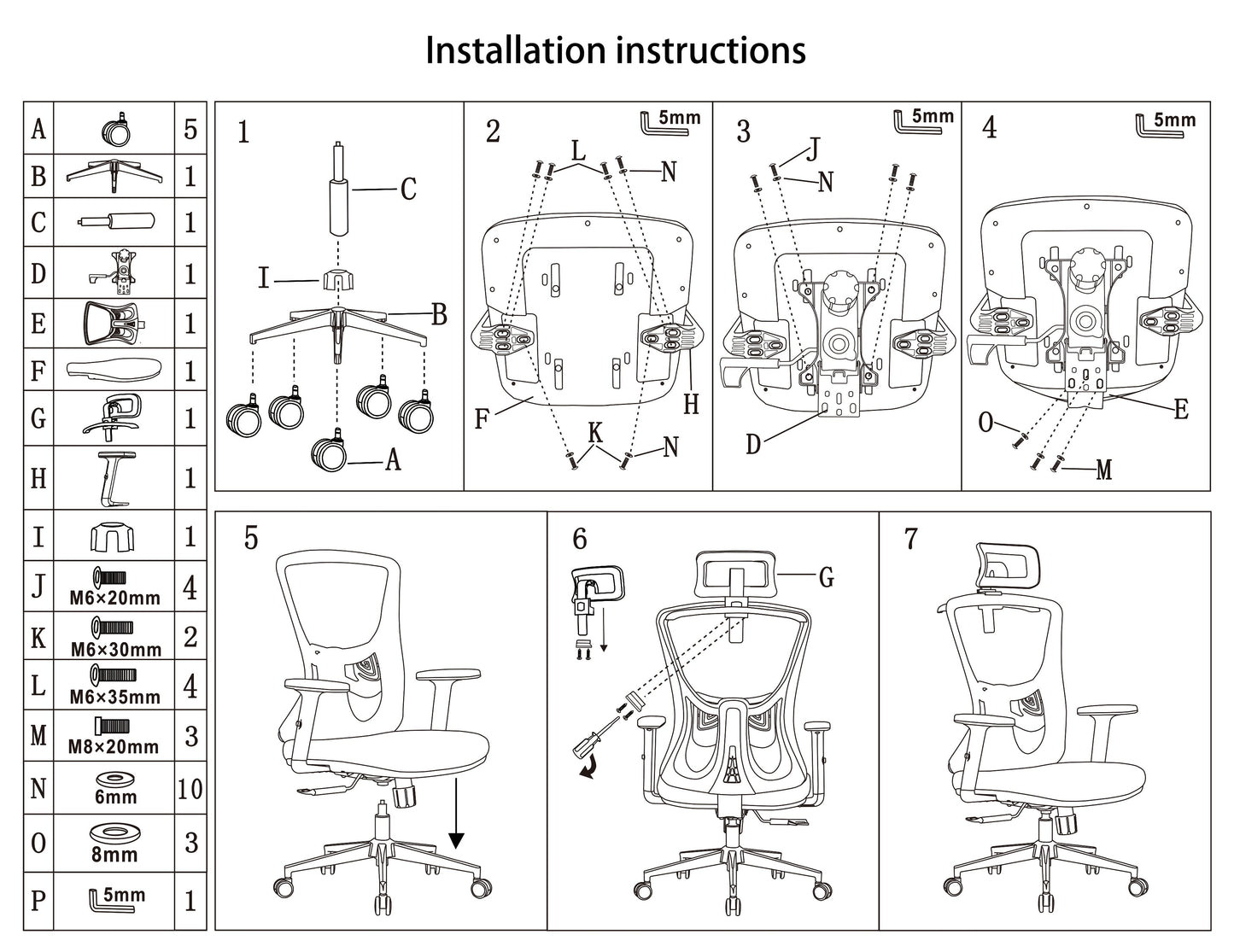 Modern Stylish High-Back Manager Office Chair - Soft Fixed Lumbar Support Electroplated Base Ergonomic Executive Chair For Home Office