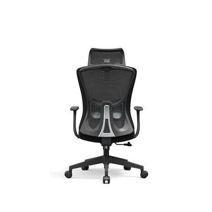 Versatile Minimalist Design High-Back Mesh Staff Chair - Soft Contoured Lumbar Support Office Chair For Home Office