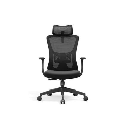 Versatile Minimalist Design High-Back Mesh Staff Chair - Soft Contoured Lumbar Support Office Chair For Home Office