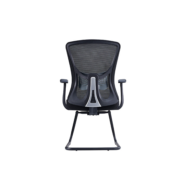 Versatile Business-Ready Design Mesh Cantilever Office Chair - Minimalist High-Strength Breathable Mesh Backrest Desk Chair For Home Office