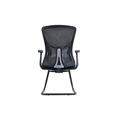 Versatile Business-Ready Design Mesh Cantilever Office Chair - Minimalist High-Strength Breathable Mesh Backrest Desk Chair For Home Office