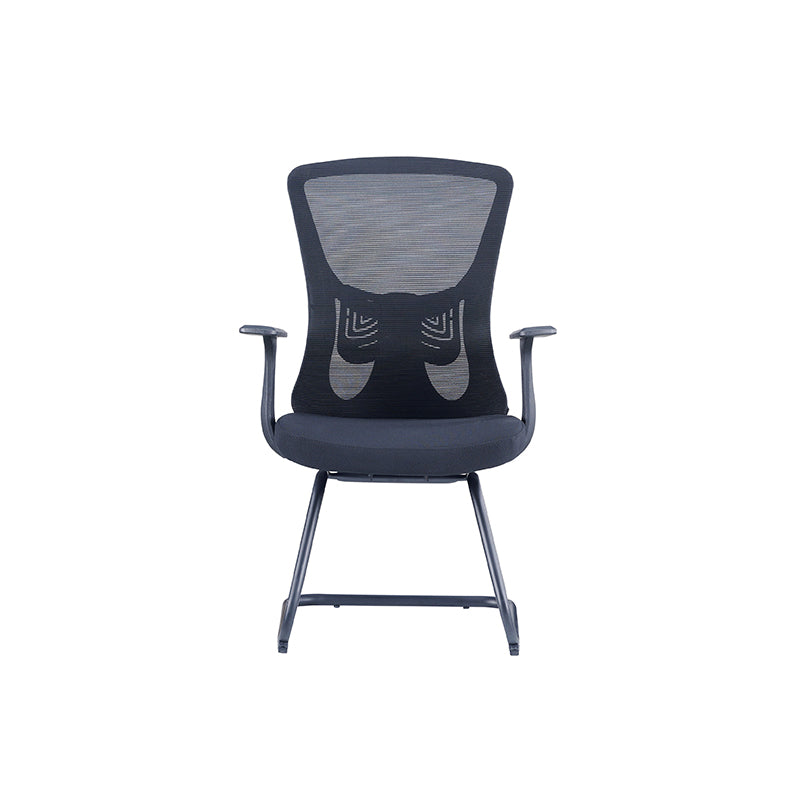 Versatile Business-Ready Design Mesh Cantilever Office Chair - Minimalist High-Strength Breathable Mesh Backrest Desk Chair For Home Office