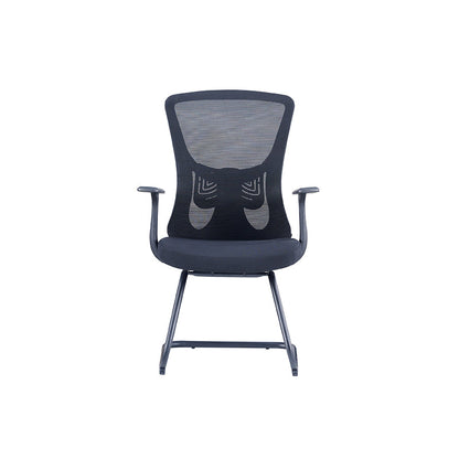 Versatile Business-Ready Design Mesh Cantilever Office Chair - Minimalist High-Strength Breathable Mesh Backrest Desk Chair For Home Office