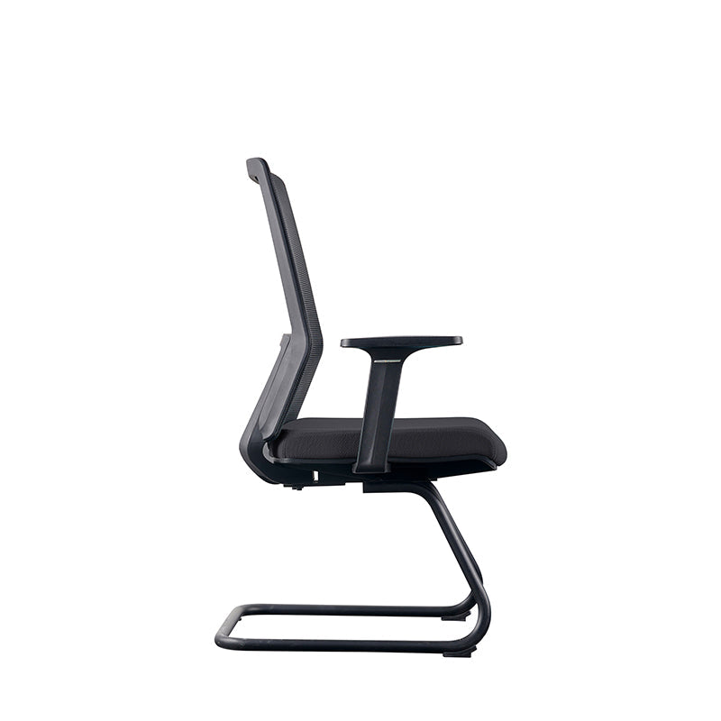 Modern Minimalist Breathable Mesh Office Chair With Lumbar Support - High Density Foam Seat Steel Desk Chair For Home Office