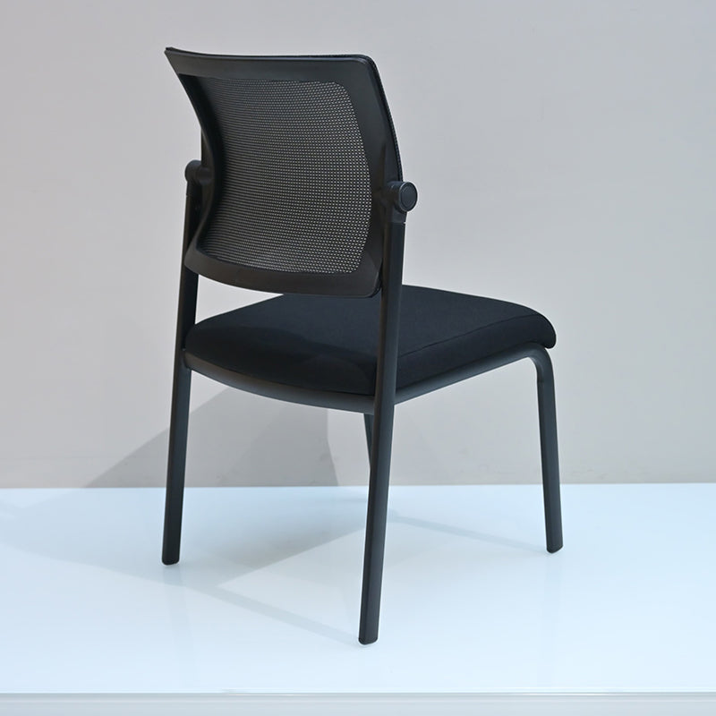 Modern Minimalist Heavy-Duty Meeting Room Chair With Breathable Backrest - Molded Foam Seat Desk Chair For Home Office