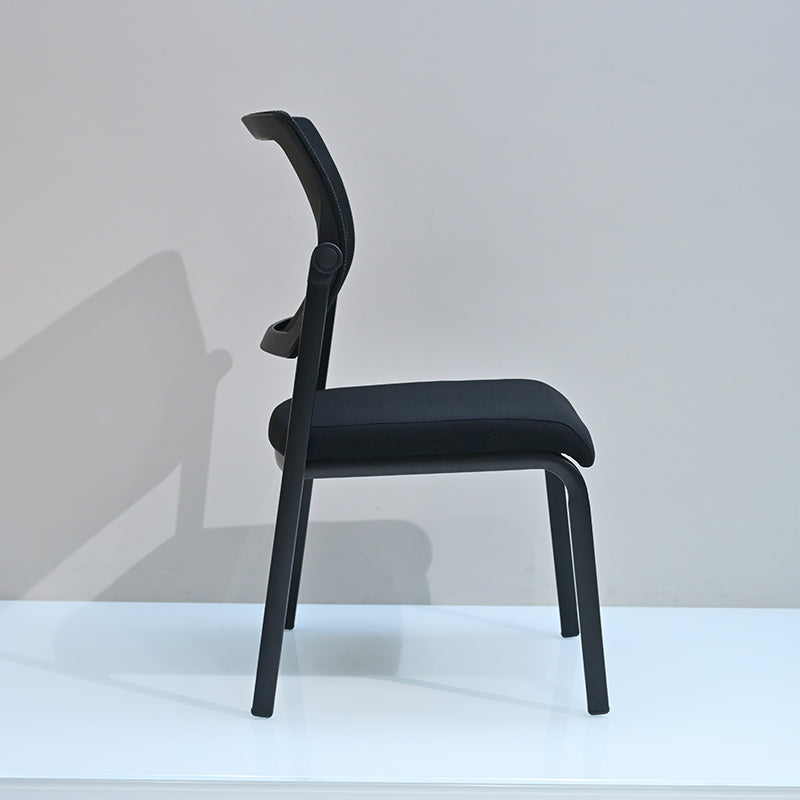 Modern Minimalist Heavy-Duty Meeting Room Chair With Breathable Backrest - Molded Foam Seat Desk Chair For Home Office