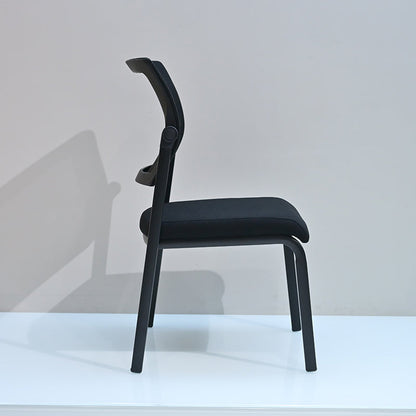 Modern Minimalist Heavy-Duty Meeting Room Chair With Breathable Backrest - Molded Foam Seat Desk Chair For Home Office