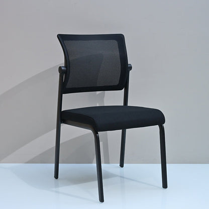 Modern Minimalist Heavy-Duty Meeting Room Chair With Breathable Backrest - Molded Foam Seat Desk Chair For Home Office