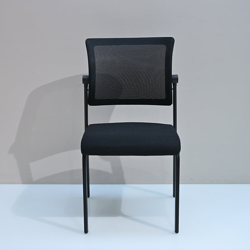 Modern Minimalist Heavy-Duty Meeting Room Chair With Breathable Backrest - Molded Foam Seat Desk Chair For Home Office