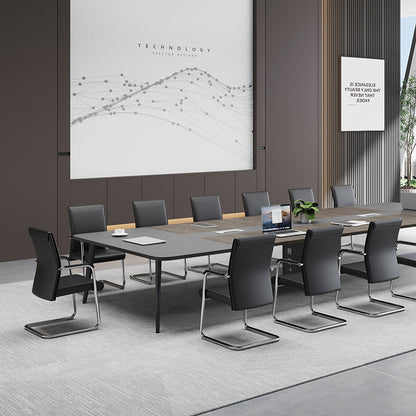 Modern Cantilever Desk Chair With Heavy-Duty Steel Frame & High-Density Foam - Black Executive Office Chair For Home Office