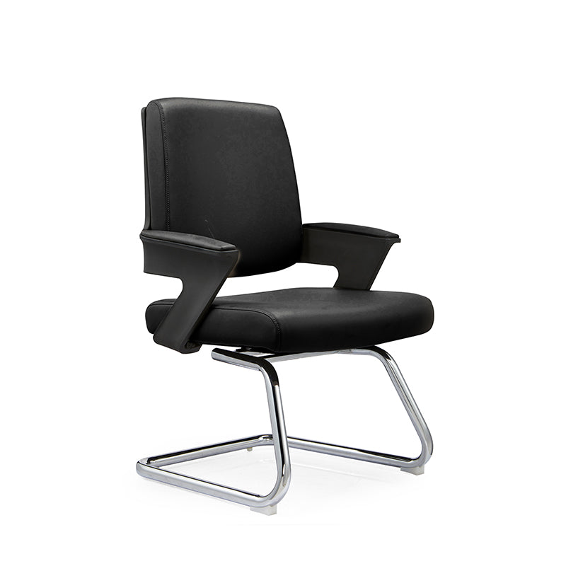 Modern High Back Executive PU Leather Conference Desk Chair - 180° Swivel Return Base Office Chair For Home Office
