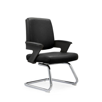 Modern High Back Executive PU Leather Conference Desk Chair - 180° Swivel Return Base Office Chair For Home Office
