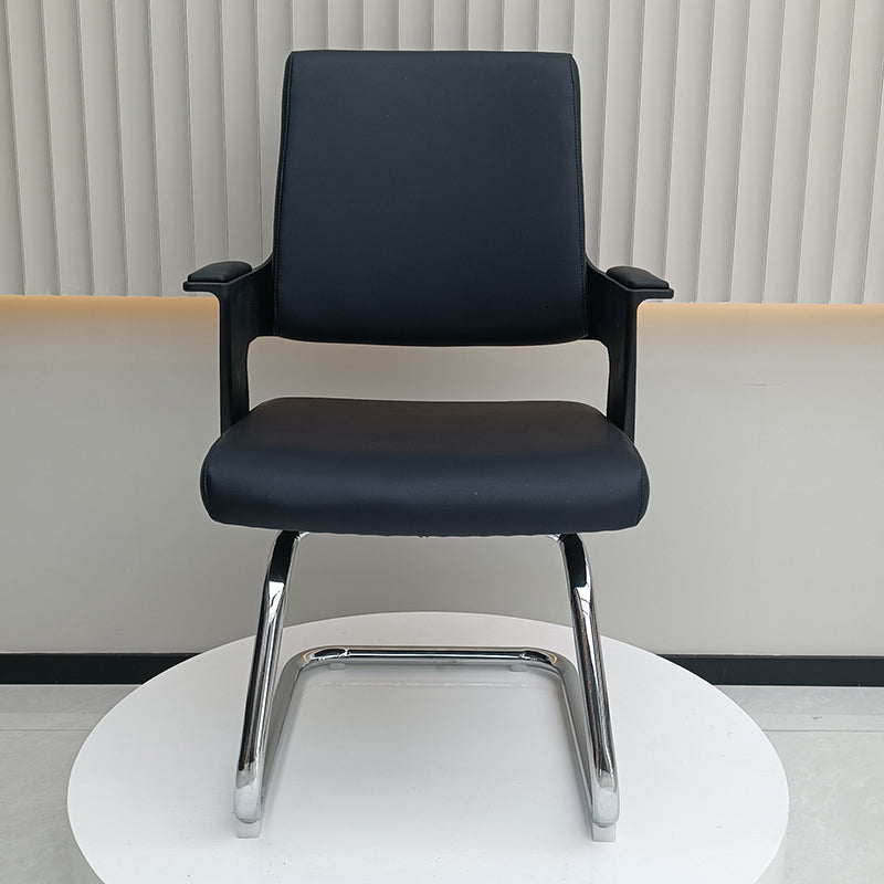 Modern High Back Executive PU Leather Conference Desk Chair - 180° Swivel Return Base Office Chair For Home Office