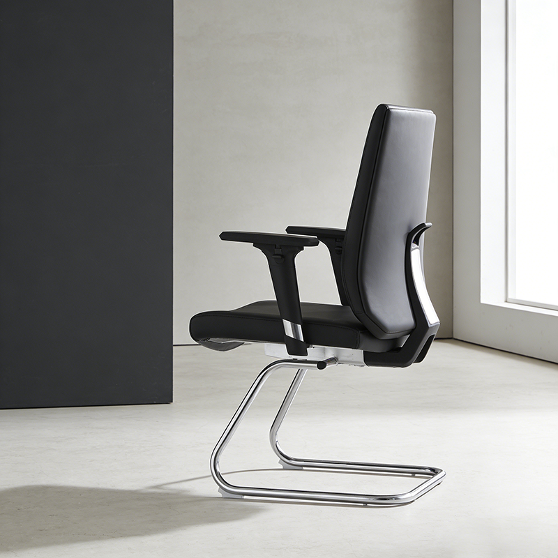 Modern Corporate Executive Desk Chair With 3D Multi-Directional Armrests & PU Leather - High-End Office Reception Chair For Home Office