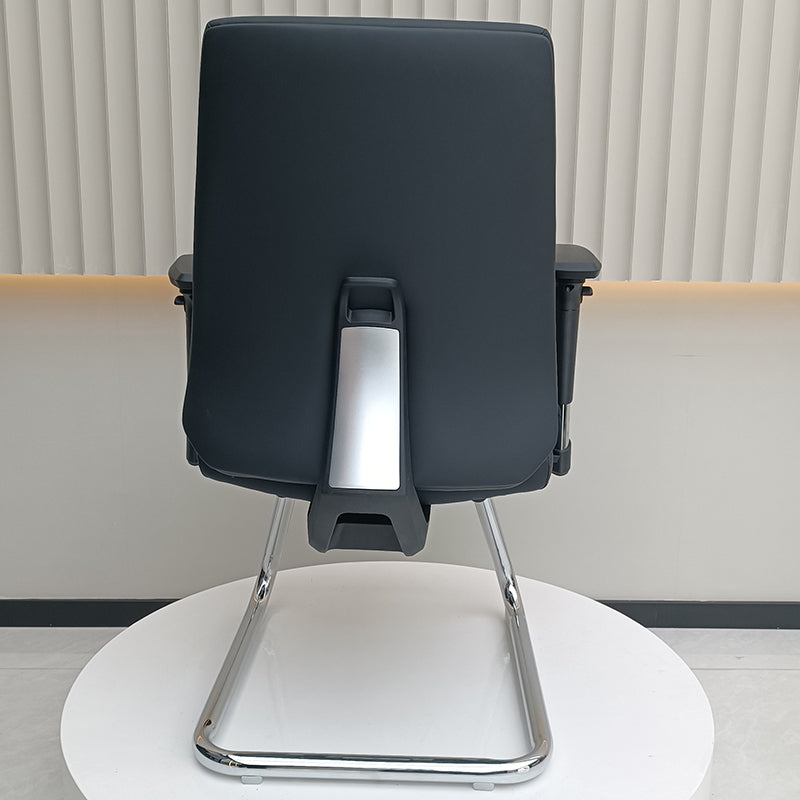 Modern Corporate Executive Desk Chair With 3D Multi-Directional Armrests & PU Leather - High-End Office Reception Chair For Home Office