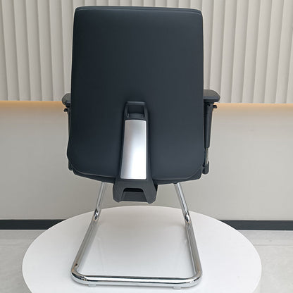 Modern Corporate Executive Desk Chair With 3D Multi-Directional Armrests & PU Leather - High-End Office Reception Chair For Home Office