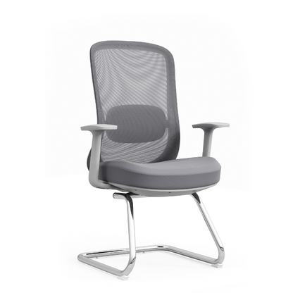 Modern Executive Breathable Mesh Office Chair - Ergonomic Support & Chrome Arch Frame Desk Chair For Home Office