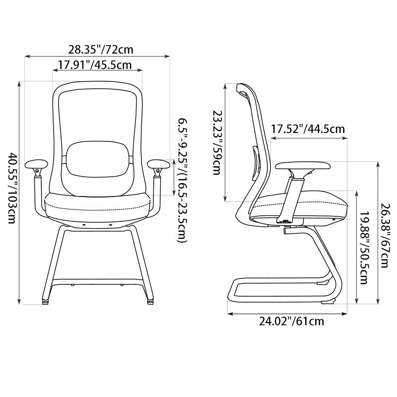 Modern Executive Mesh Office Chair With 4D Adjustable Armrests - Luxury Ergonomic High Back Desk Chair For Home Office