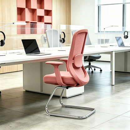 Modern Executive Mesh Office Chair With 4D Adjustable Armrests - Luxury Ergonomic High Back Desk Chair For Home Office