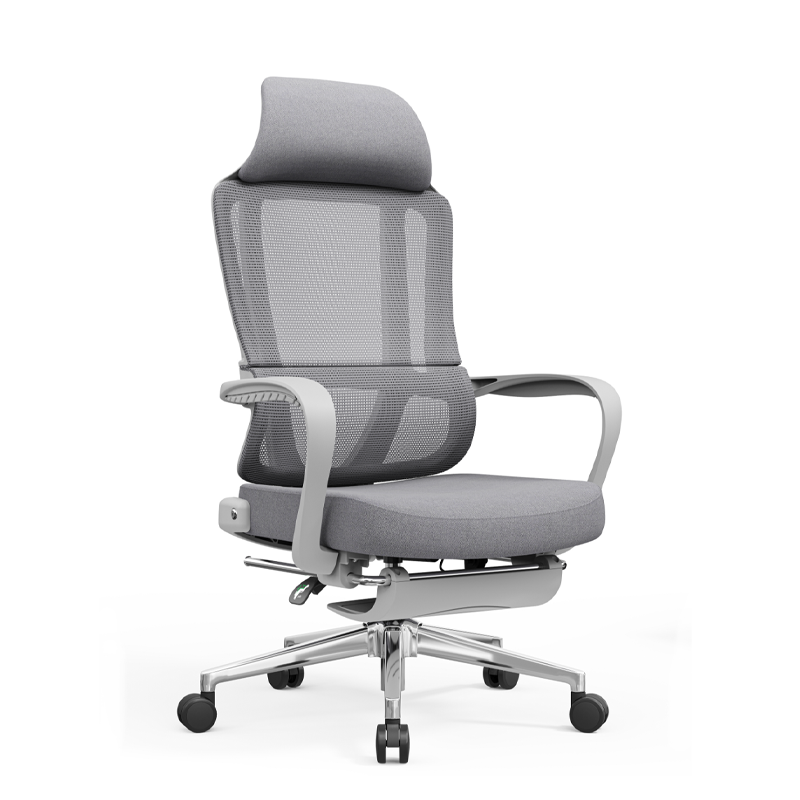 Modern Ergonomic Reclining Office Chair With Footrest - Luxury High Back 150° Recline Function Desk Chair For Home Office